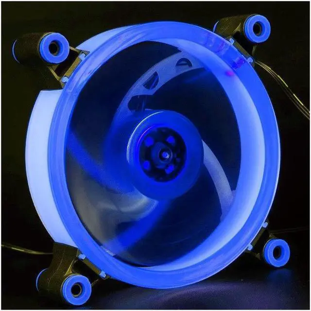 Alt view image 4 of 5 - 12V Chassis fan LED ultra-quiet air volume YTF-00 PC cooling fan 120 * 120 * 25mm computer fan