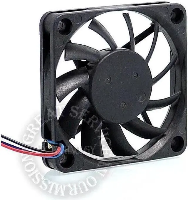 Alt view image 3 of 6 - Delta EFB0612HA 6010 12V 0.18A 6CM 3-wire speed and durability ball bearing cooling fan  60*60*10MM