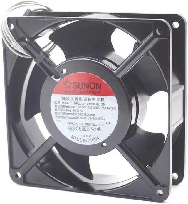 Alt view image 5 of 6 - New  control cabinet cooling fan DP200A 2123XBL.GN industrial equipment axial fan 120 * 120 * 38mm