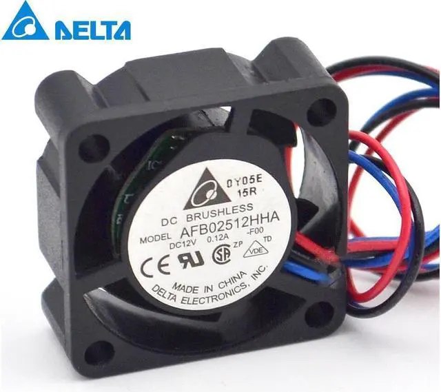Main image of Delta fan  AFB02512HHA 2.5CM12V 0.12A cooling Fan 2wire or 3wire For SUN 370-5126 V240 V210 P\/N:3705126-01 25x25x10 mm