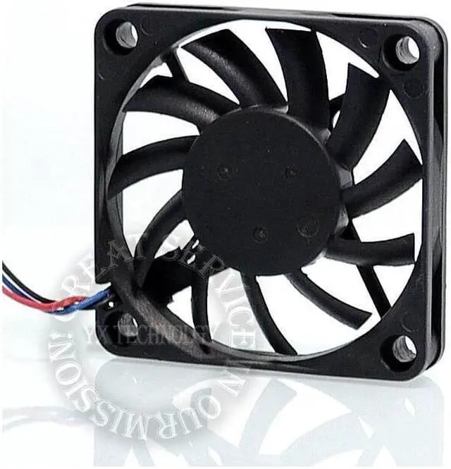 Alt view image 4 of 6 - Delta EFB0612HA 6010 12V 0.18A 6CM 3-wire speed and durability ball bearing cooling fan  60*60*10MM