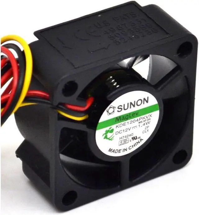 Main image of 1pcs new and original 40*40*20mm 3-wire  4020  4 cm silent fan 1.4W KDE1204PKVX
