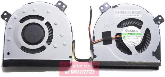 Alt view image 2 of 5 - New  FOR LENOVO Ideapad Z410 Z510 laptop fan heatsink