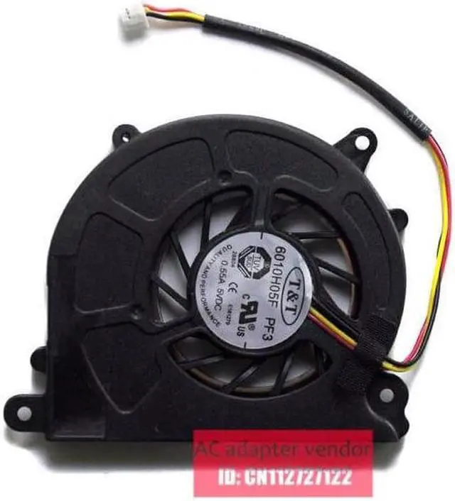 Alt view image 6 of 6 - FOR Benq T131 T131P T132 laptop fan 6010L05F pfr FOR MSI u130 fan