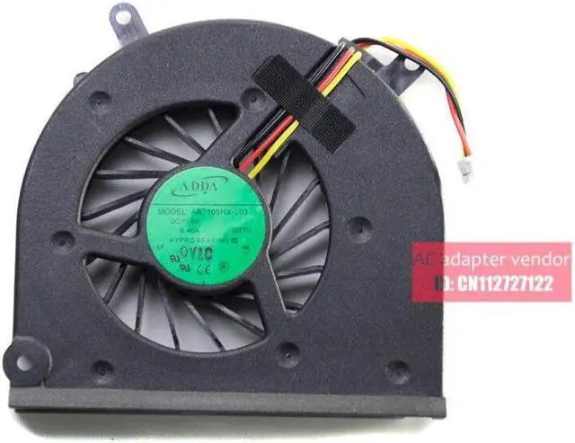 Alt view image 4 of 6 - New  AB7105HX-L03 (9270) - FOR HP HDX9270 fan