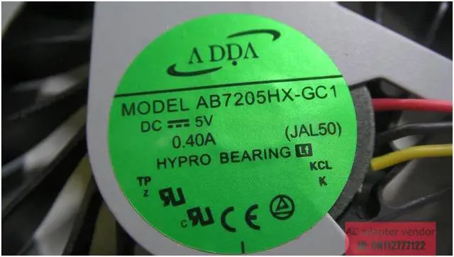 Alt view image 5 of 5 - The new FOR Asus FOR Asus k550 X750DP K550D fan Tongfang Fengrui K560 fan