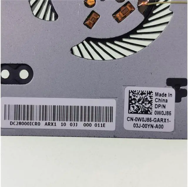 Alt view image 4 of 6 - New Original CPU Cooling Fan Dell Inspiron 15 7560 7572 15-7560 Vostro 5468 5568 V5468 V5568 CPU Fan 0W0J85 W0J85 DC028000ICR0