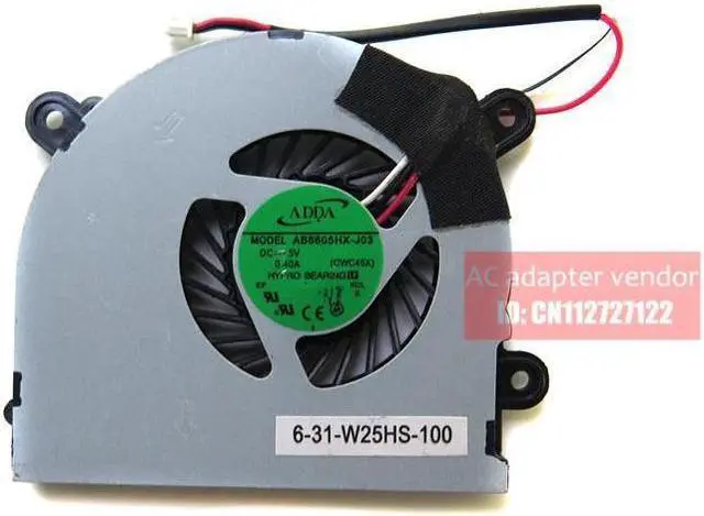 Alt view image 4 of 6 - The new FOR MSI X600 S6000 laptop fan AB6505HX-J03 AB6605HX-J03 (C4500)