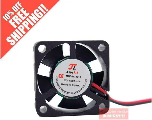 Main image of NEW  JinLi 3CM 3010 12V 0.18A 3CM Cooling fan