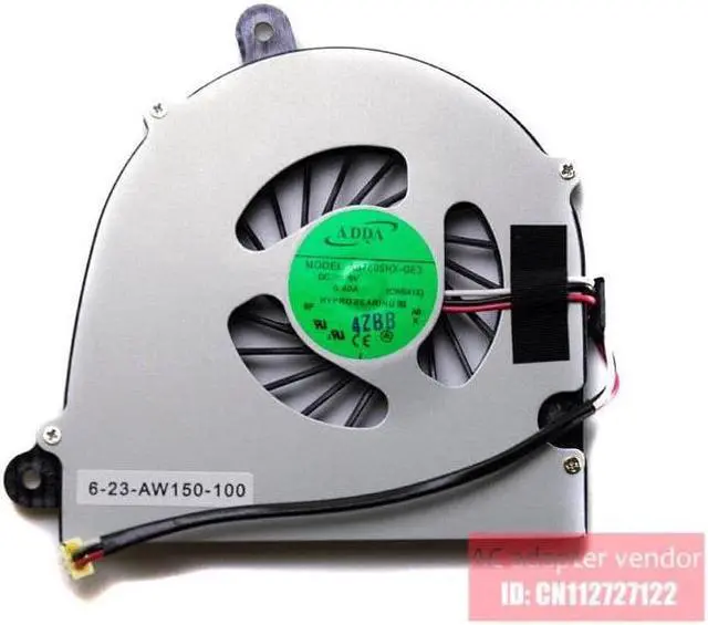 Alt view image 2 of 5 - New Replace blue CLEVO w110er \/ Earth X11 laptop fan 6-23-AW150-100 AB7505HX-GE3