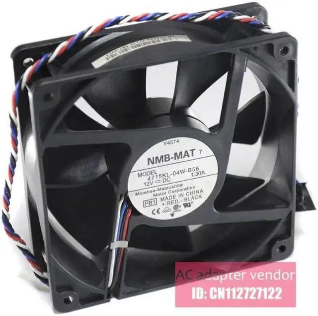 Alt view image 2 of 6 - Minebea NMB 1238 12CM FOR Dell390 FOR Dell workstation fan 4715KL-04W-B56