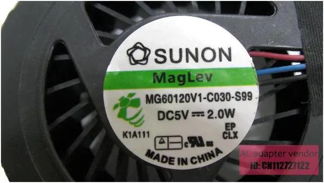 Alt view image 5 of 5 - Replace FOR HP PROBOOK 6450B 6550B 6450B laptop fan