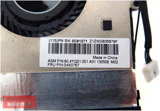 Alt view image 4 of 5 - New  FOR IBM T431S fan FRU: 04X0767 KDB0705HB -CK2U
