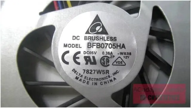 Alt view image 3 of 3 - New Replace FOR ASUS K43X K43E K43 X43S X43 K43SJ A43 A43S X53S A53S K53SJ X53S K53SJ laptop CPU fan KSB06105HB-BD93 AL05