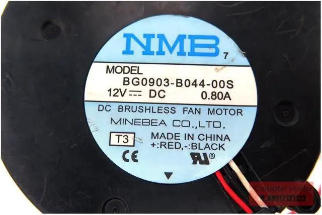 Alt view image 4 of 4 - NMB BG0903-B044-00S 12V 0.8A 9CM 9733 third-line winds of turbine fan