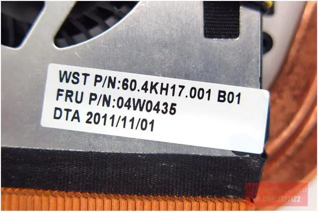 Alt view image 4 of 4 - FOR LENOVO Thinkpad X230 fan X220 X220I radiator heat sink module 04w0435