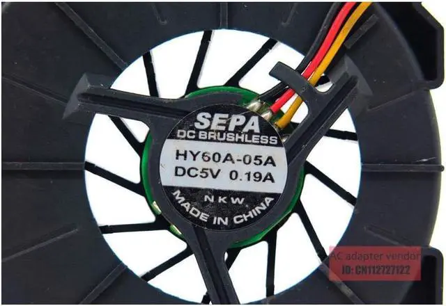 Alt view image 5 of 5 - FOR Asus M6000 M6N M6 A6000 M6700N Z9100 laptop fan HY60a-05A