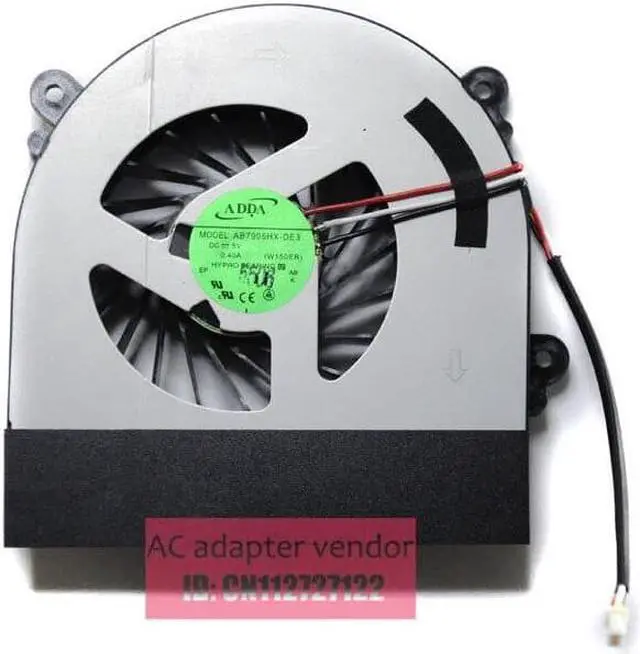 Alt view image 2 of 3 - New for Clevo sky W150 W150ER W350 W350ETQ W370 W370ETQ FOR HASEE K590S CPU cooling fan