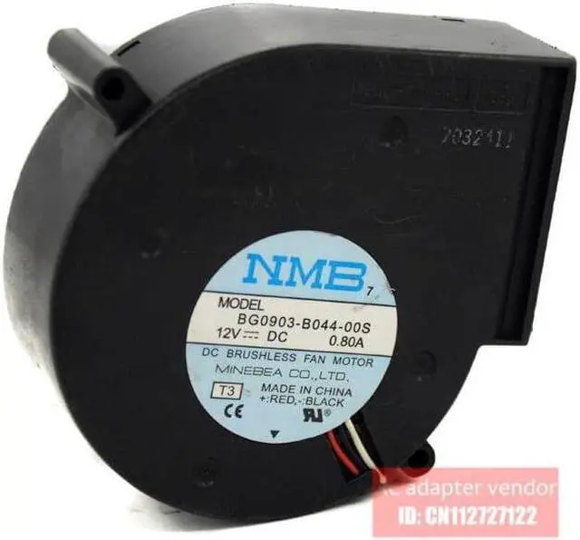 Alt view image 2 of 4 - NMB BG0903-B044-00S 12V 0.8A 9CM 9733 third-line winds of turbine fan