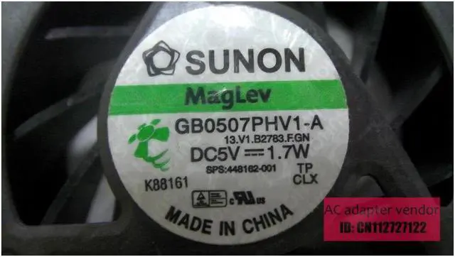 Alt view image 5 of 5 - FOR HP HDX9000 HDX9000T HDX9100 HDX9200 fan 448162-001