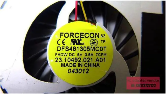 Alt view image 5 of 5 - New FOR Dell Inspiron 3520 CPU fan