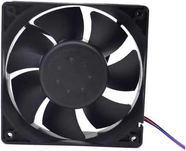 Alt view image 2 of 5 - New AFB1224SHE 12038 24V 0.75A fan dual ball wind capacity inverter durable for Delta 120*120*38mm