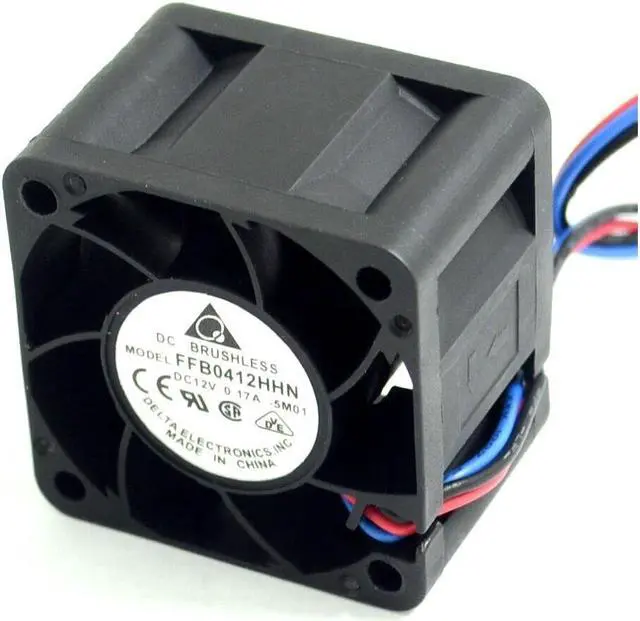 Alt view image 2 of 6 - 1pcs Original FFB0412HHN -5M01  4028 4cm 12V 0.17A 3 server cooling fan for Delta 40 * 40 * 28mm
