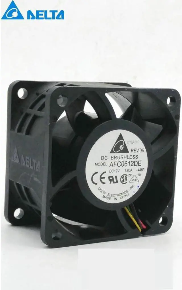 Main image of Delta New 6CM winds of 6038 12V 1.80A AFC0612DE PWM fan speed control intelligent 60*60*38mm
