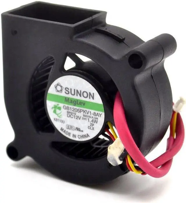 Alt view image 4 of 6 - 100pcs camera cooling fan  GB1205PKV1-8AY 5cm  DC 12V blower turbo