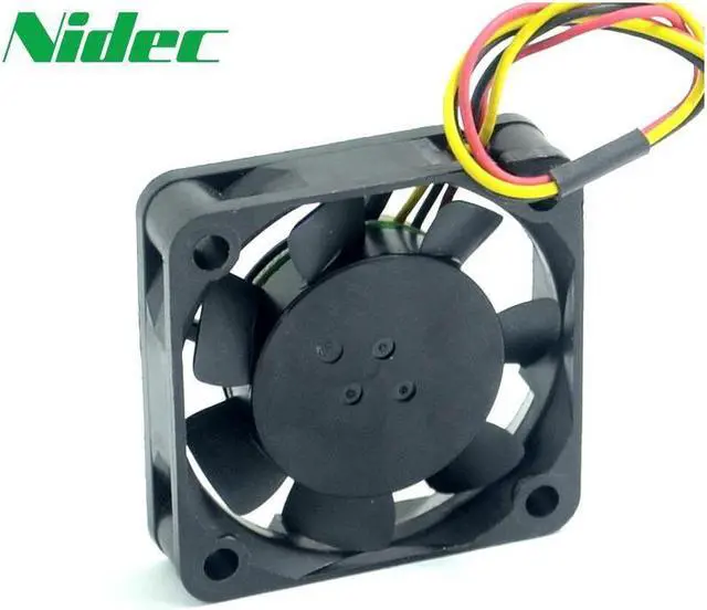 Alt view image 3 of 5 - Nidec   Original U40X12MLZ7-53 4010 4cm 12V 0.05A  quiet fan  40*40*10mm