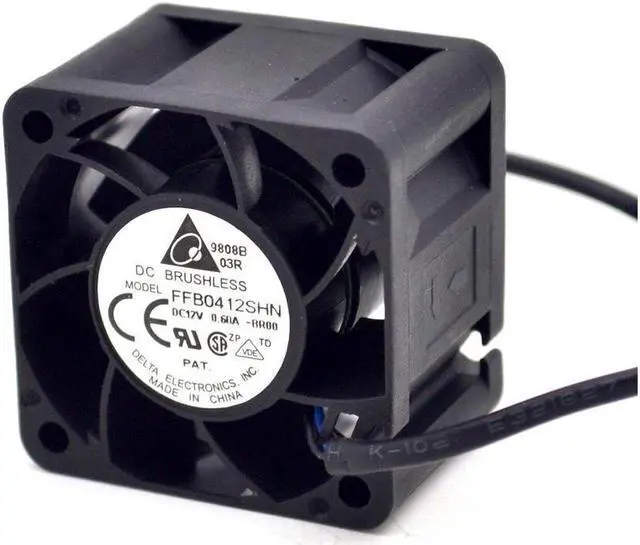 Alt view image 2 of 6 - 50pcs Original new FFB0412SHN 4cm 4028 0.6A fan speed stall alarm servers for  40*40*28mm