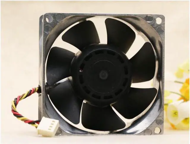 Alt view image 2 of 2 - 1pcs 9GL0812P1K05 8038 8CM 80 * 80 * 38MM  high temperature fan metal fan 12V 1.8A