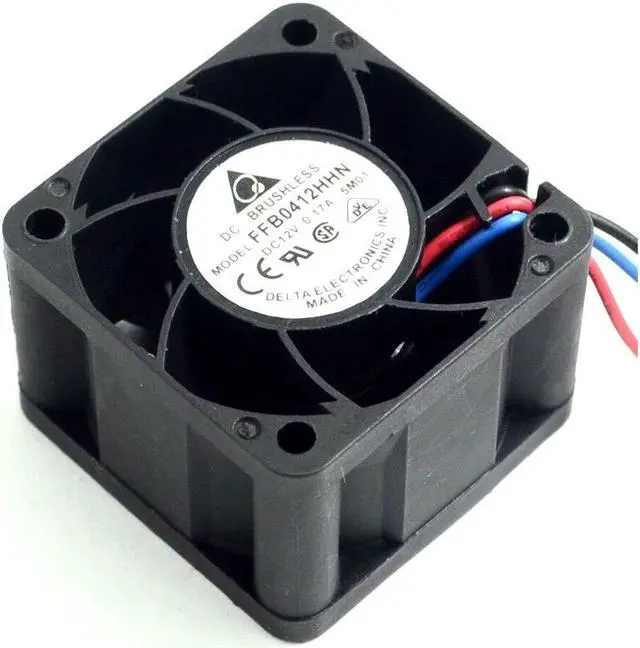 Alt view image 5 of 6 - 1pcs Original FFB0412HHN -5M01  4028 4cm 12V 0.17A 3 server cooling fan for Delta 40 * 40 * 28mm