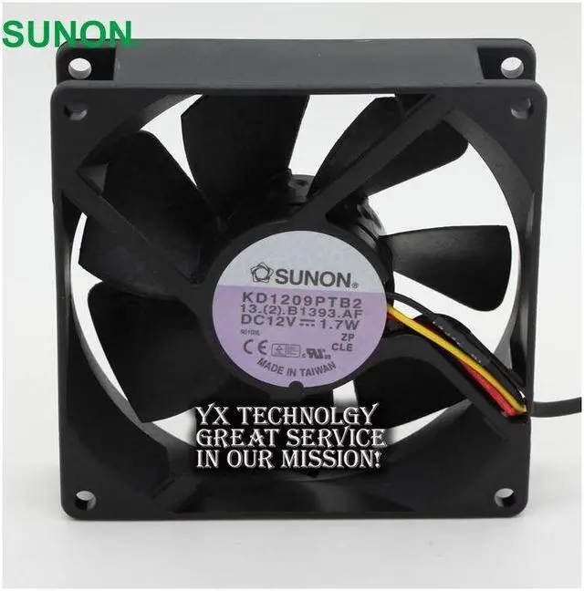 Main image of SUNON New KD1209PTB2 9CM 9025 12V 1.7W three wire speed fan 90*90*25mm