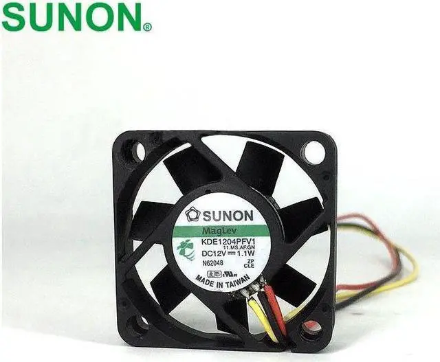 Main image of 2pcs maglev cooling fans KDE1204PFV1 4010 40mm DC 12V 1.1W 3 wire fan switch