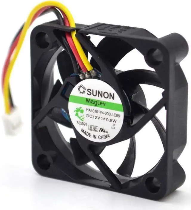 Alt view image 4 of 6 - HA40101V4-0000-c99 4010 40MM 4CM 40*40*10 Cooling fan 12V 0.8W 0.06A 3pin 100pcs\/lot