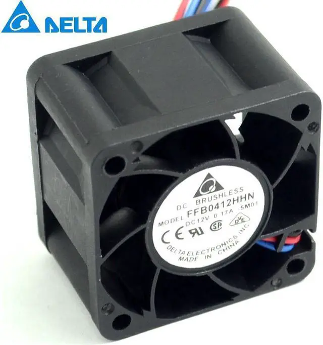 Main image of 1pcs Original FFB0412HHN -5M01  4028 4cm 12V 0.17A 3 server cooling fan for Delta 40 * 40 * 28mm
