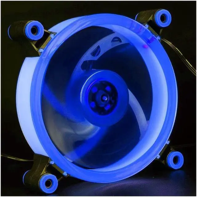 Alt view image 4 of 5 - 12V Chassis fan LED ultra-quiet air volume YTF-00 PC cooling fan 120 * 120 * 25mm computer fan