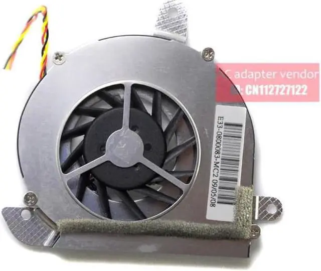 Alt view image 4 of 5 - FOR MSI X410 X400 X320 X320H X340 WIND U90 U100 U110 U120 U130 MS-N011 laptop CPU fan (TT 6010M05F \/ PFR DC5V 0.55A)
