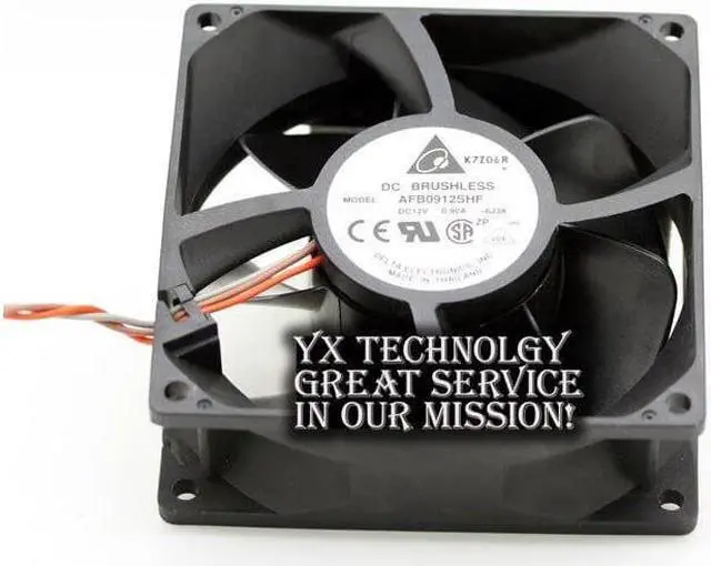 Alt view image 6 of 6 - Delta New and Original AFB0912SHF 9032 9cm 12V 0.90A dual ball bearing cooling fan for  90*90*32mm