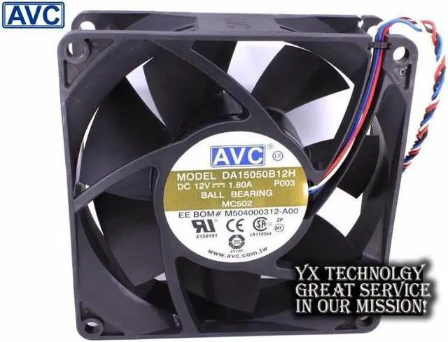 Main image of AVC New DA15050B12H DC12V 1.80A 150 * 150 * 50MM wind capacity fan