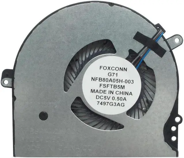 Alt view image 3 of 4 - New Laptop cpu Cooling Fan for HP TPN-Q191 Q201 Q189 15-CK CK009 CK013 CK017 CK708TX laptops cooling fan cooler