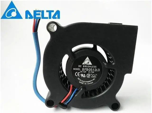 Main image of 1pcs BFB0512LD 5020 5CM 50*50*20mm 12V 0.15A three lines turbo fan
