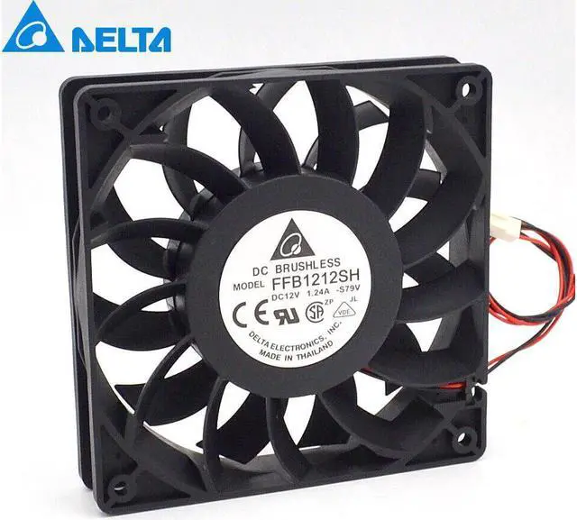 Main image of 5pcs    12025 high speed air volume fan 12 cm 1.24A FFB1212SH