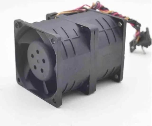 Alt view image 2 of 6 - Delta  New Circular fan modified car electric turbocharger fan 5A 12V 6 * 6.5cm * 7.6cm diameter GFC0612DW