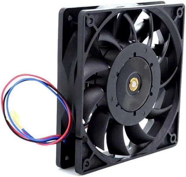 Alt view image 3 of 6 - New FFB1248VH-ROO 48V 0.22A 12CM 12025 dual ball bearing cooling fan for DELTA 120*120*25mm