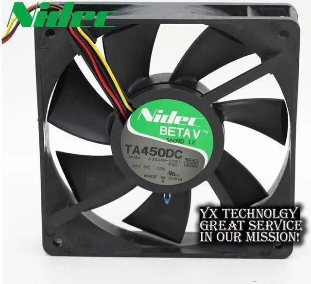 Main image of Nidec  TA450DC A34349-57G1 12cm 12025 24V 0.15A double ball bearing 3-wire fans   for nidec