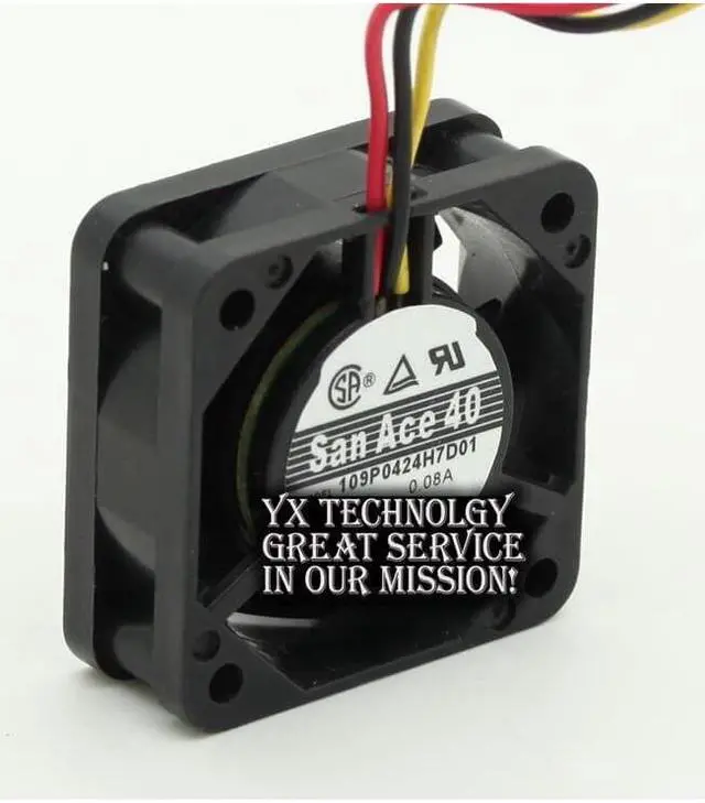 Alt view image 2 of 6 - The new  109P0424H7D01 24V 0.08A 4015 4CM inverter fan for  40*40*15mm