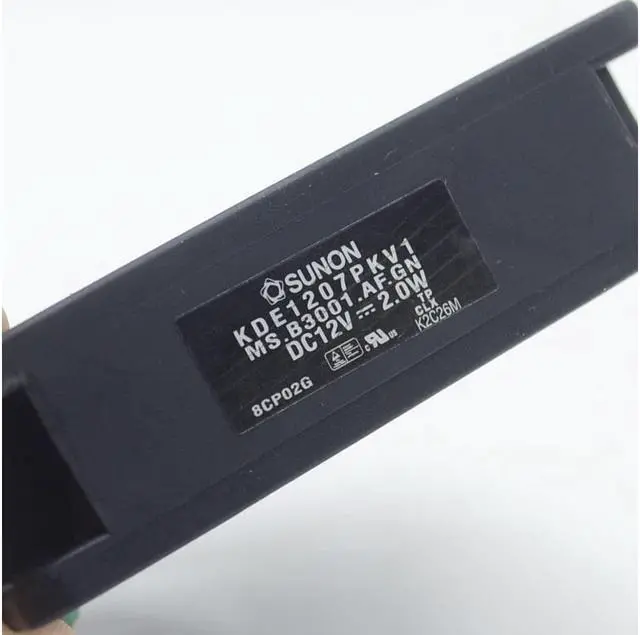 Alt view image 3 of 6 - KDE1207PKV1 7020 70x70x20mm 7cm 12V 2.0W speed measuring projector fan