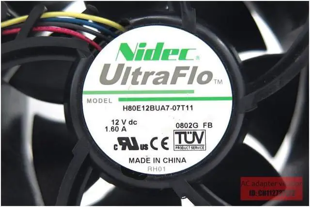 Alt view image 5 of 5 - new  Nidec 44x1819 X3610 server cooling fan cooling fan V80E12BGA7-07